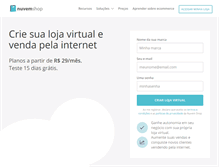 Tablet Screenshot of nuvemshop.com.br